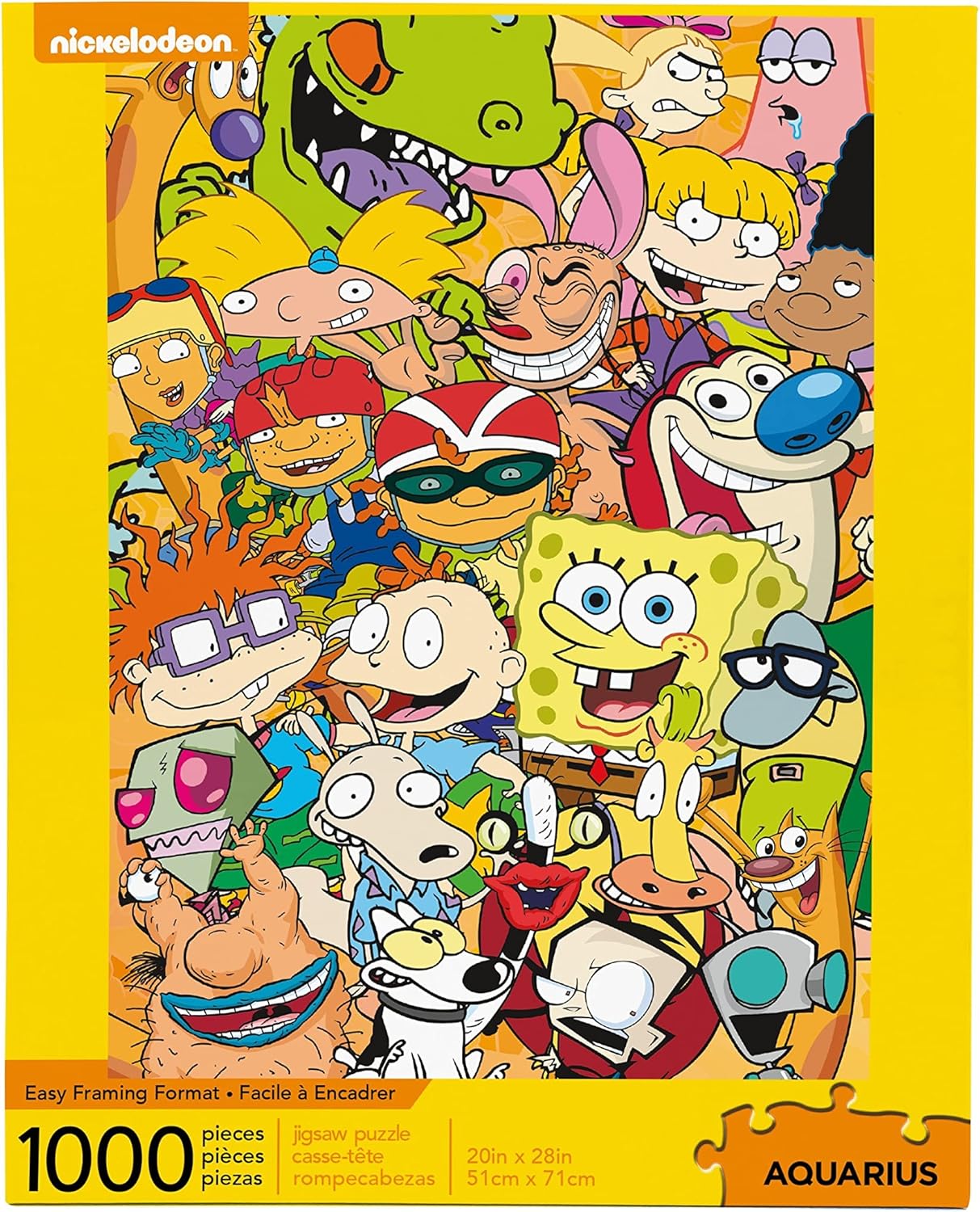 Nickelodeon Szereplők Aquarius 1000 darabos kirakó puzzle (AQ - 65317) - puzzlegarden