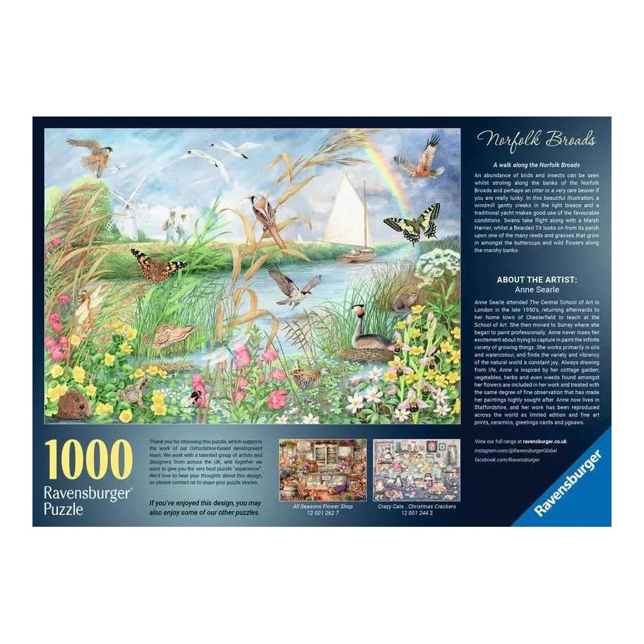 Norfolk - mocsárvidék Ravensburger 1000 darabos kirakó puzzle (RA - 12001313) - puzzlegarden