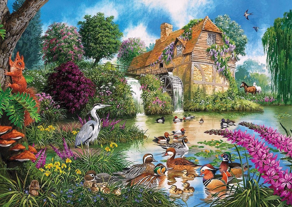 Növény - és állatvilág - 4x500 Gibsons 500 darabos kirakó puzzle (G - G5025) - puzzlegarden