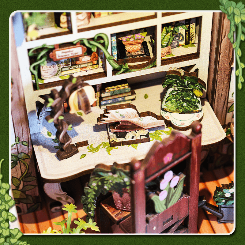 Növényes Könyvesbolt CuteBee 196 darabos kirakó puzzle (CB - CWGC203) - puzzlegarden