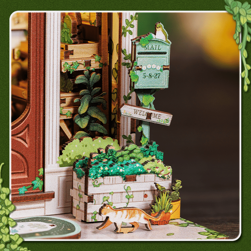 Növényes Könyvesbolt CuteBee 196 darabos kirakó puzzle (CB - CWGC203) - puzzlegarden