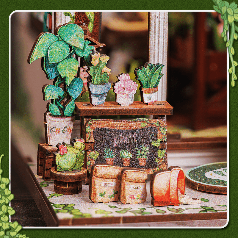 Növényes Könyvesbolt CuteBee 196 darabos kirakó puzzle (CB - CWGC203) - puzzlegarden