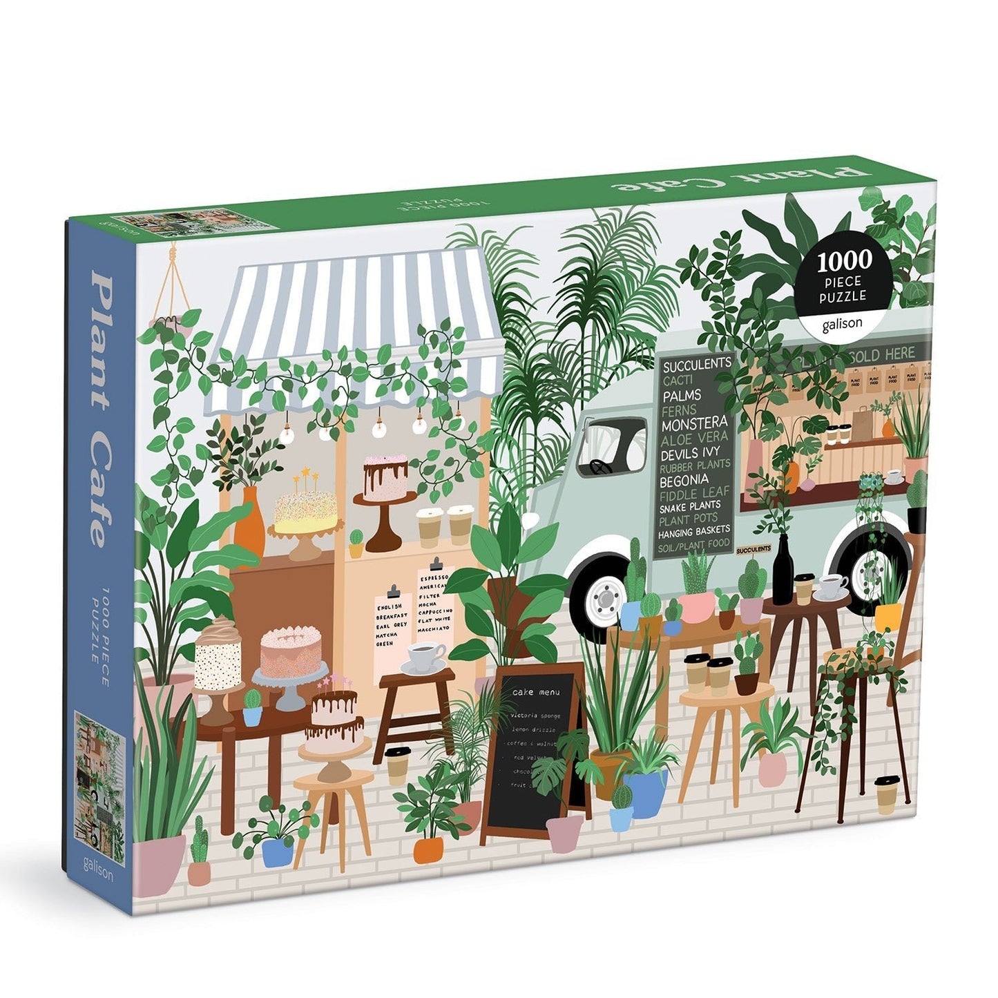 Növénykávézó Galison 1000 darabos kirakó puzzle (GA - 9780735371903) - puzzlegarden