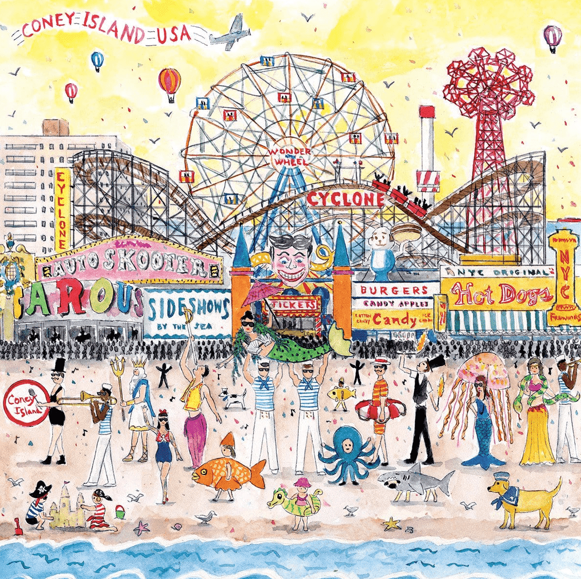 Nyár a vidámparkban Galison 500 darabos kirakó puzzle (GA - 9780735343269) - puzzlegarden
