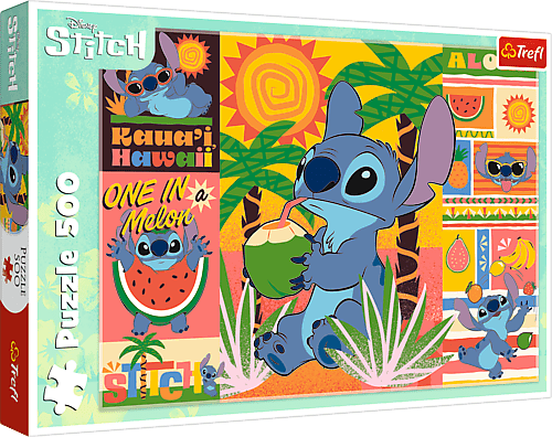 Nyaralás Stitch - el Trefl 500 darabos kirakó puzzle (TR - 37483) - puzzlegarden