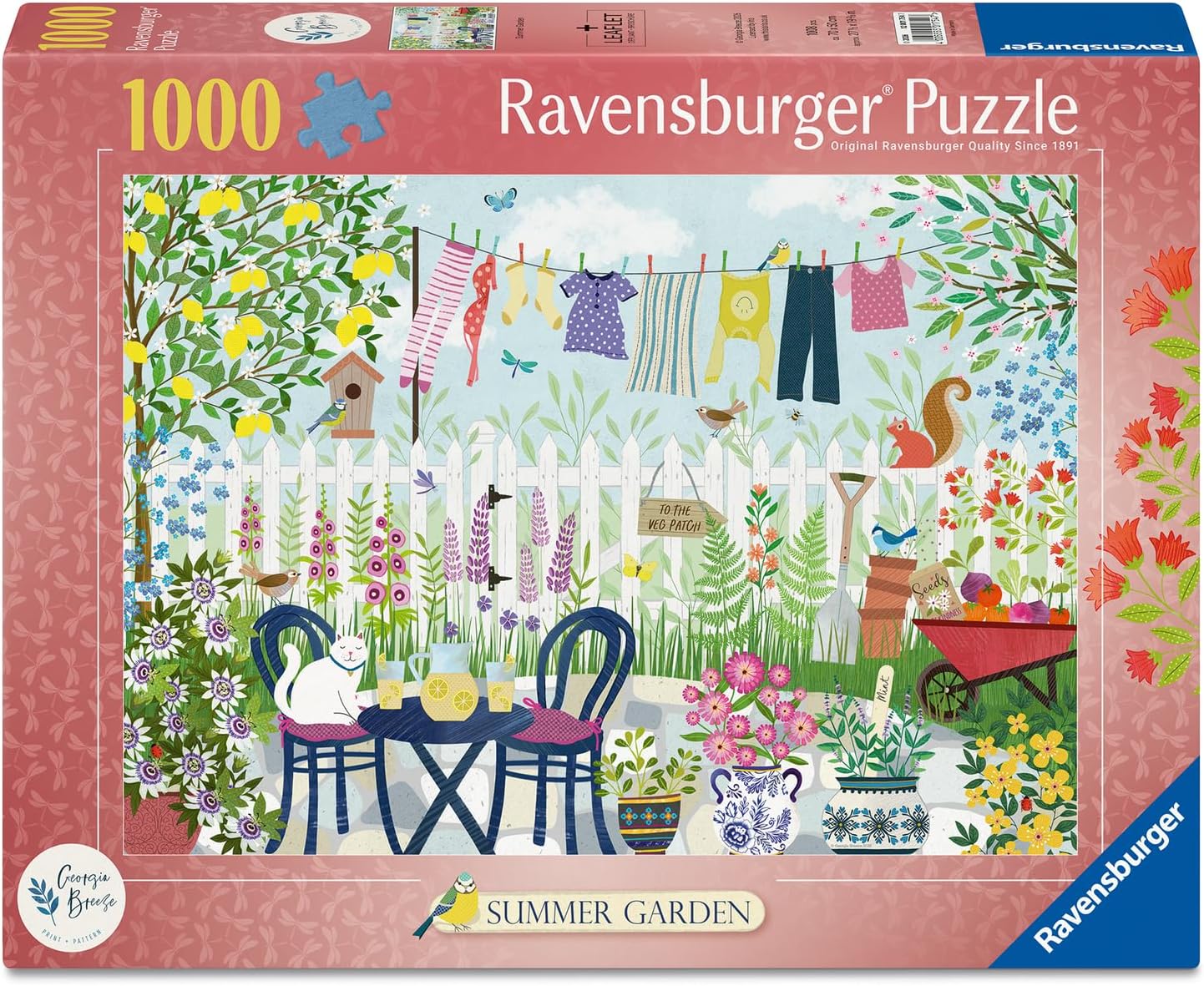 Nyári kert Ravensburger 1000 darabos kirakó puzzle (RA-12001754) - puzzlegarden