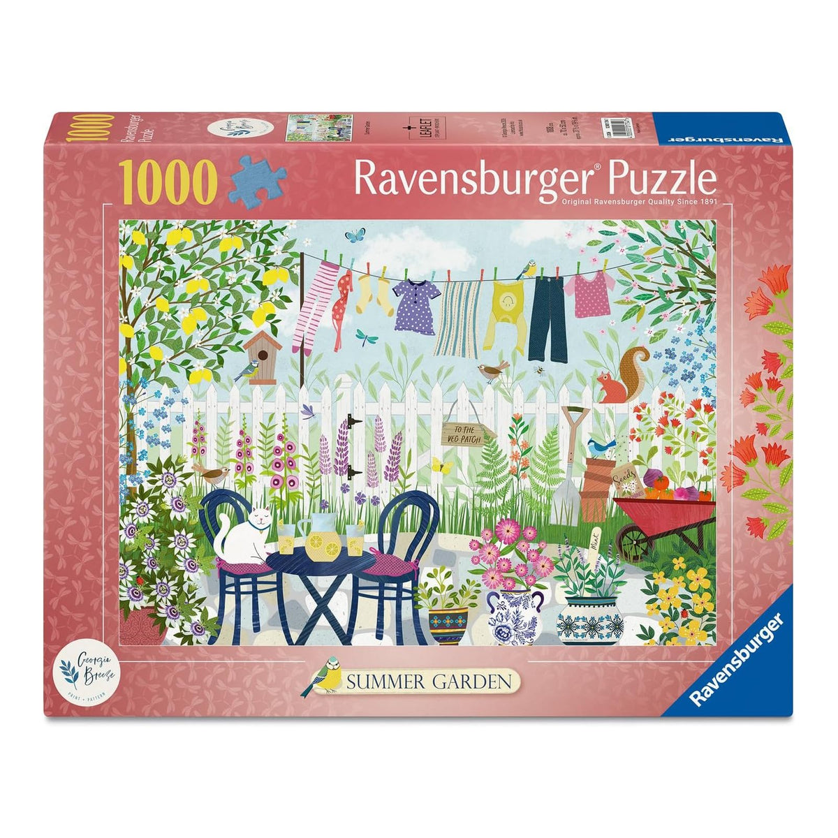 Nyári kert Ravensburger 1000 darabos kirakó puzzle (RA-12001754) - puzzlegarden