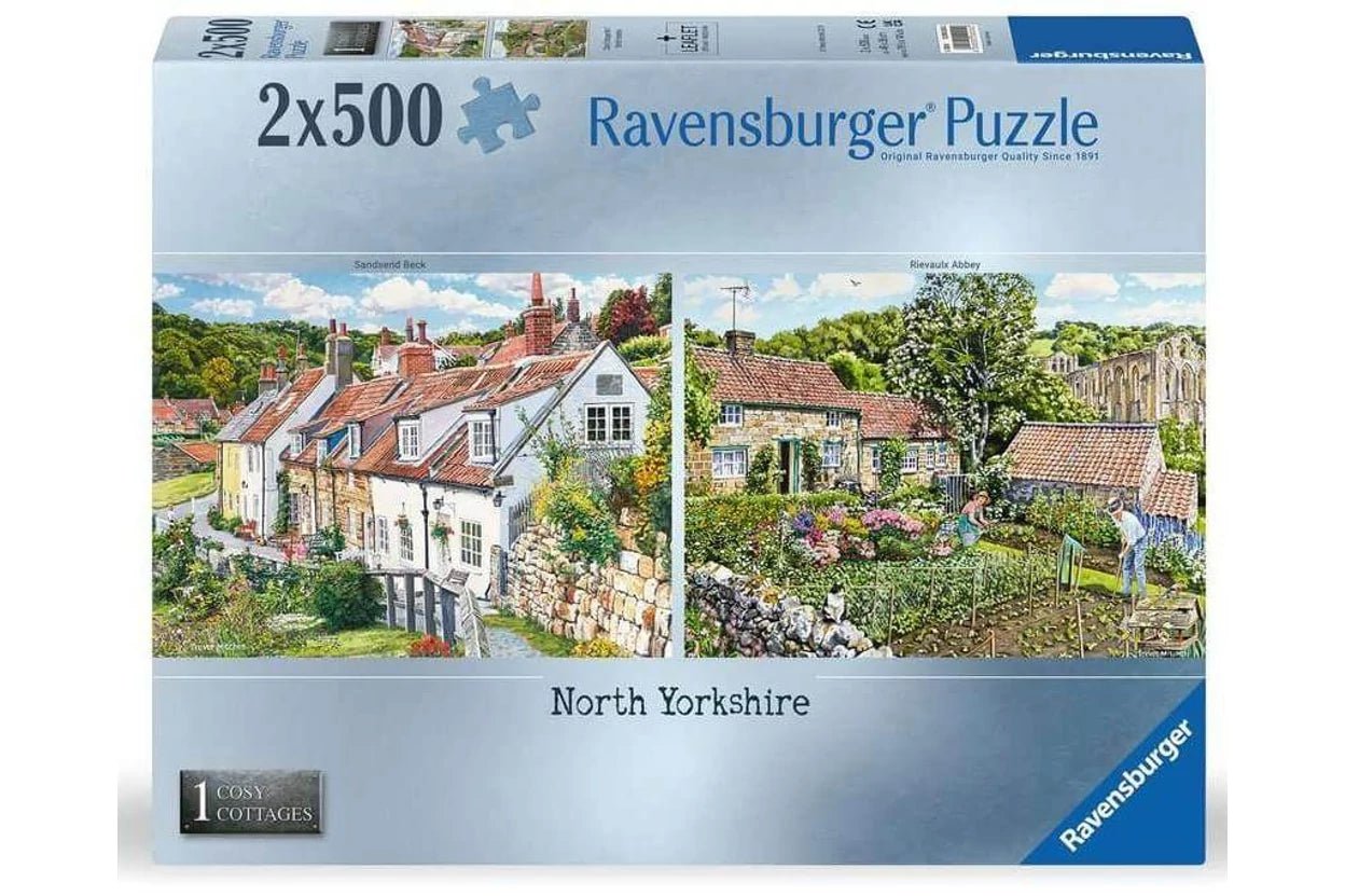 Nyugodt Kunyhók - Észak Yorkshire - 2x500 Ravensburger 500 darabos kirakó puzzle (RA - 12000024) - puzzlegarden