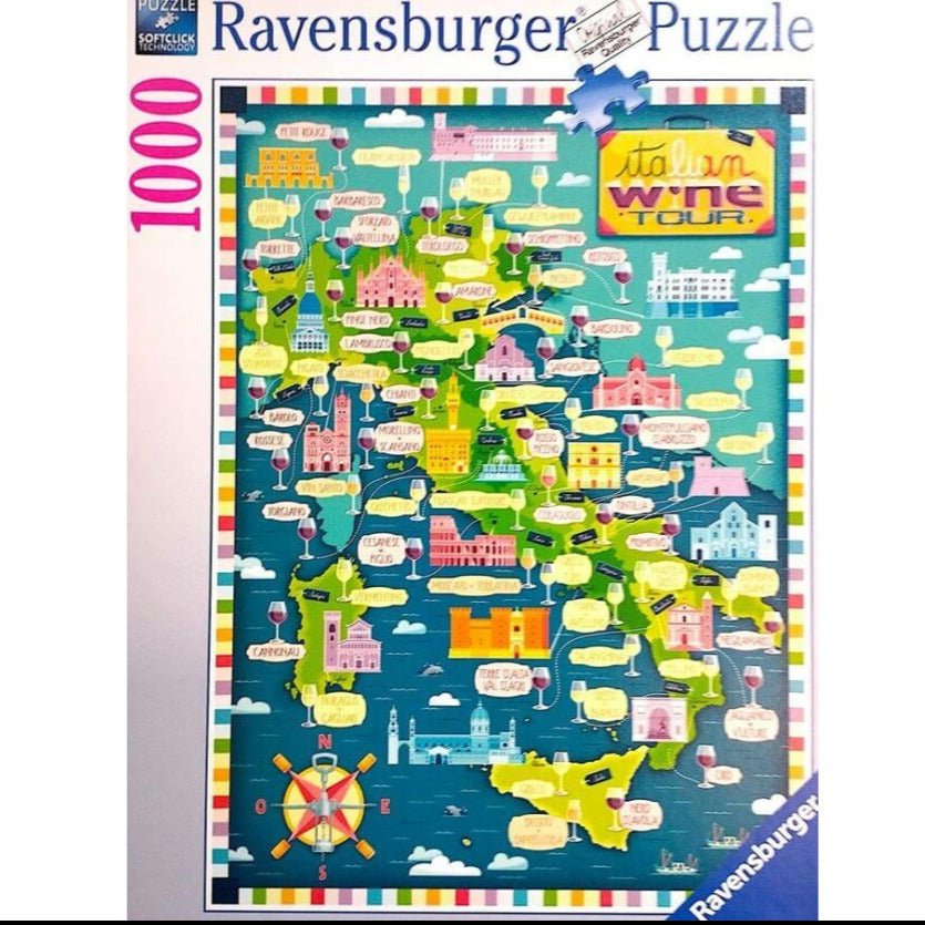 Olasz Borok Ravensburger 1000 darabos kirakó puzzle (RA - 17606) - puzzlegarden