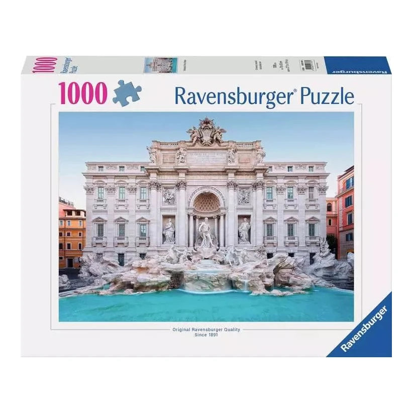 Olasz tájak – Trevi kút, Róma Ravensburger 1000 darabos kirakó puzzle (RA-12001787) - puzzlegarden
