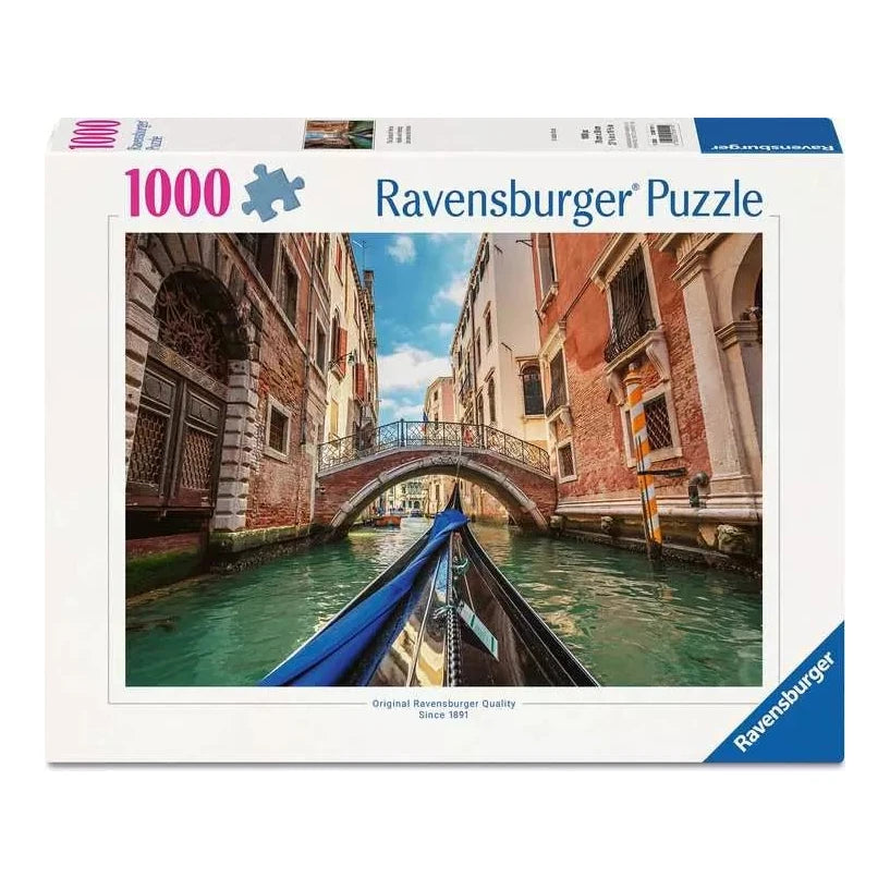 Olasz tájak - Velence csatornái Ravensburger 1000 darabos kirakó puzzle (RA-12001911) - puzzlegarden