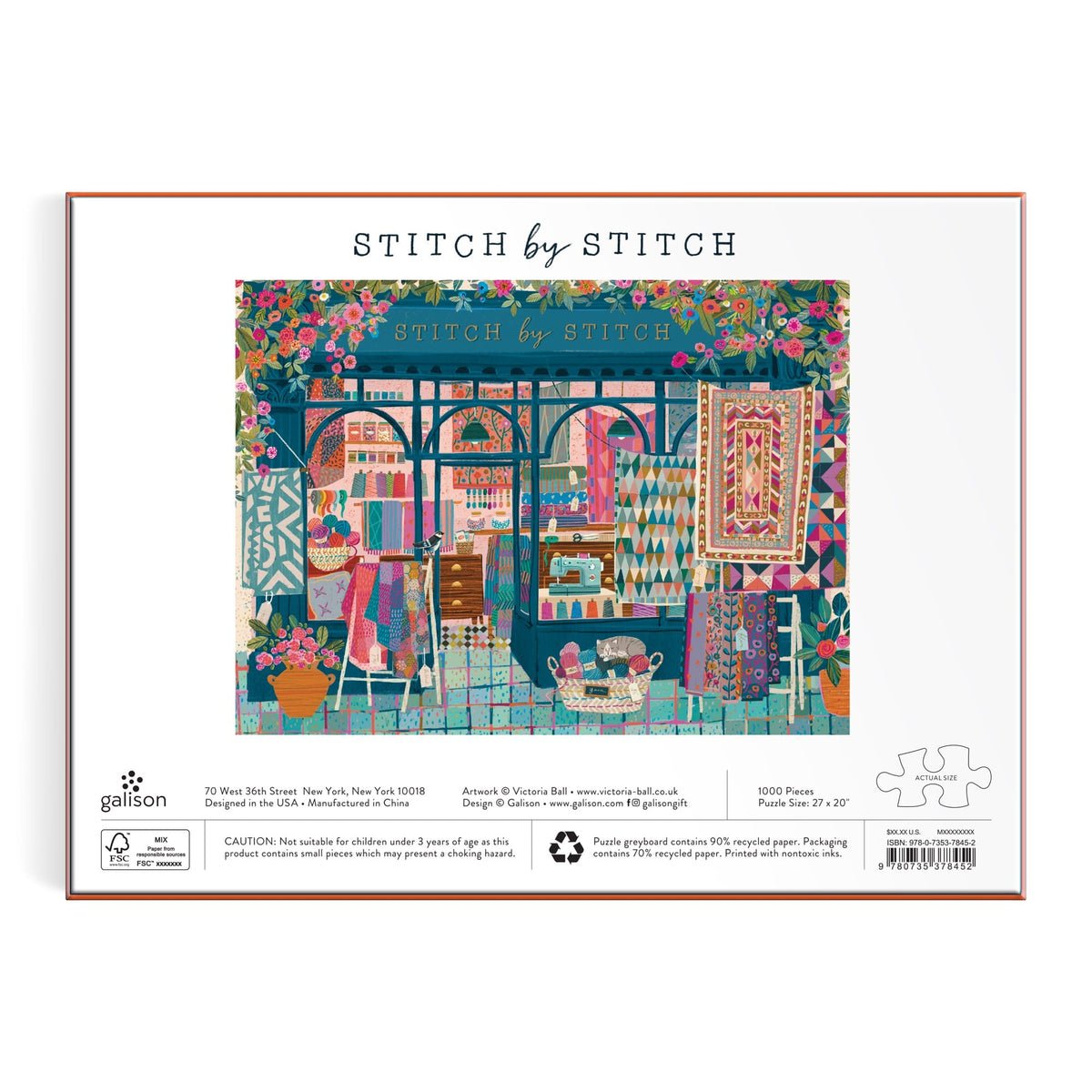 Öltésről Öltésre Galison 1000 darabos kirakó puzzle (GA - 9780735378452) - puzzlegarden