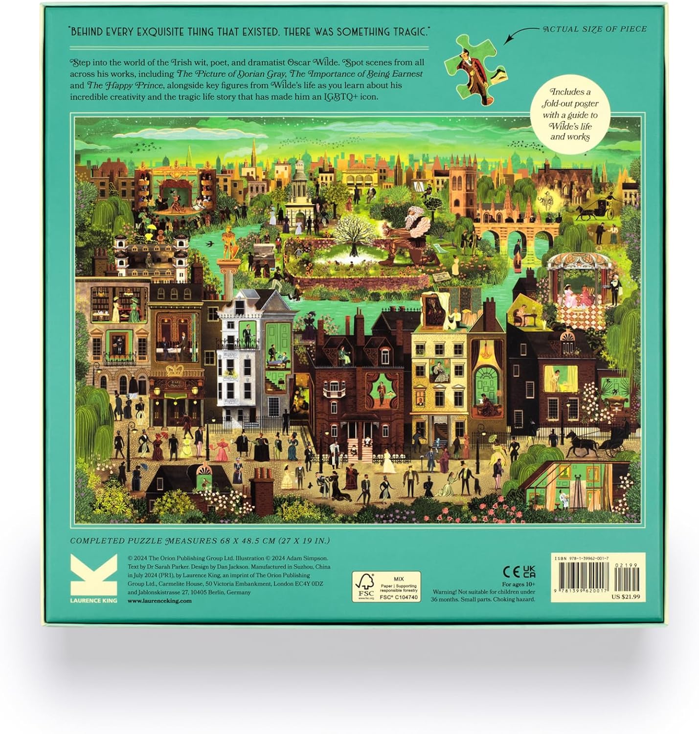 Oscar Wilde világa Laurence King 1000 darabos kirakó puzzle (LK - 9781399620017) - puzzlegarden