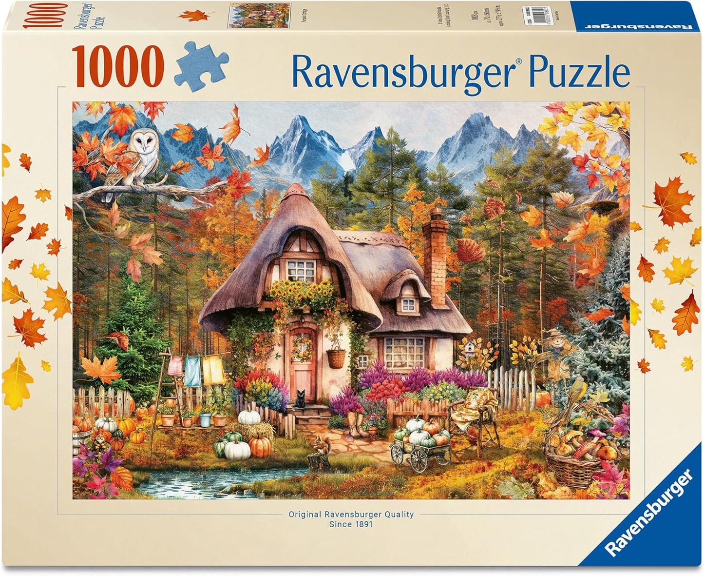 Őszi kunyhó Ravensburger 1000 darabos kirakó puzzle (RA-12001682) - puzzlegarden