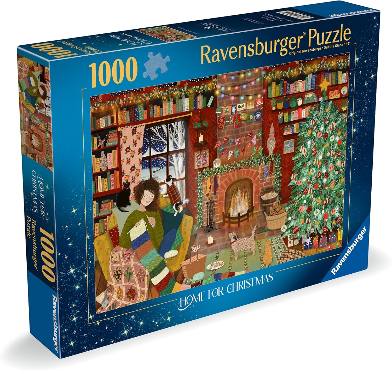 Otthon karácsonykor Ravensburger 1000 darabos kirakó puzzle (RA - 12001465) - puzzlegarden