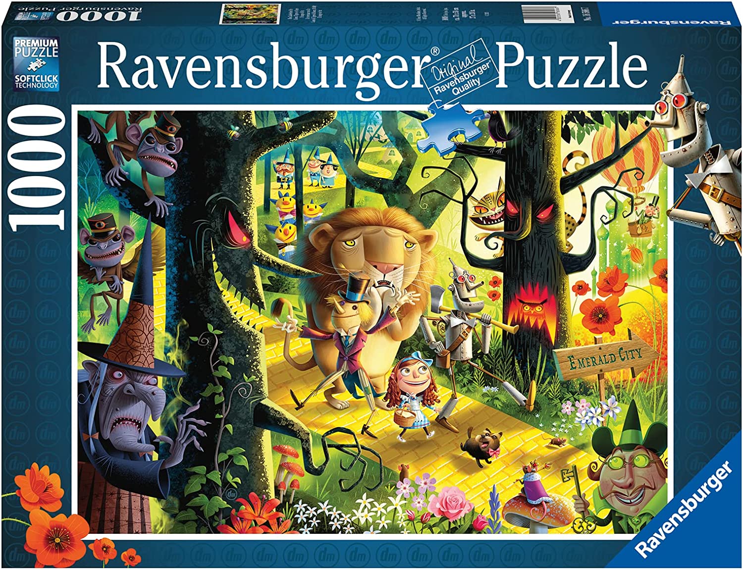 Óz, a Nagy Varázsló Ravensburger 1000 darabos kirakó puzzle (RA - 16566) - puzzlegarden