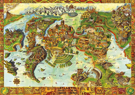 Atlantisz, az ősi világ közepe Bluebird 1000 darabos kirakó puzzle (BB - 70317 - P) - puzzlegarden