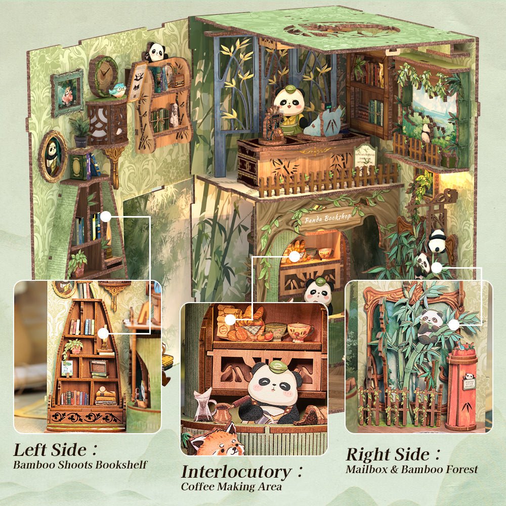 Panda Könyvesbolt CuteBee 235 darabos kirakó puzzle (CB - DY02B) - puzzlegarden