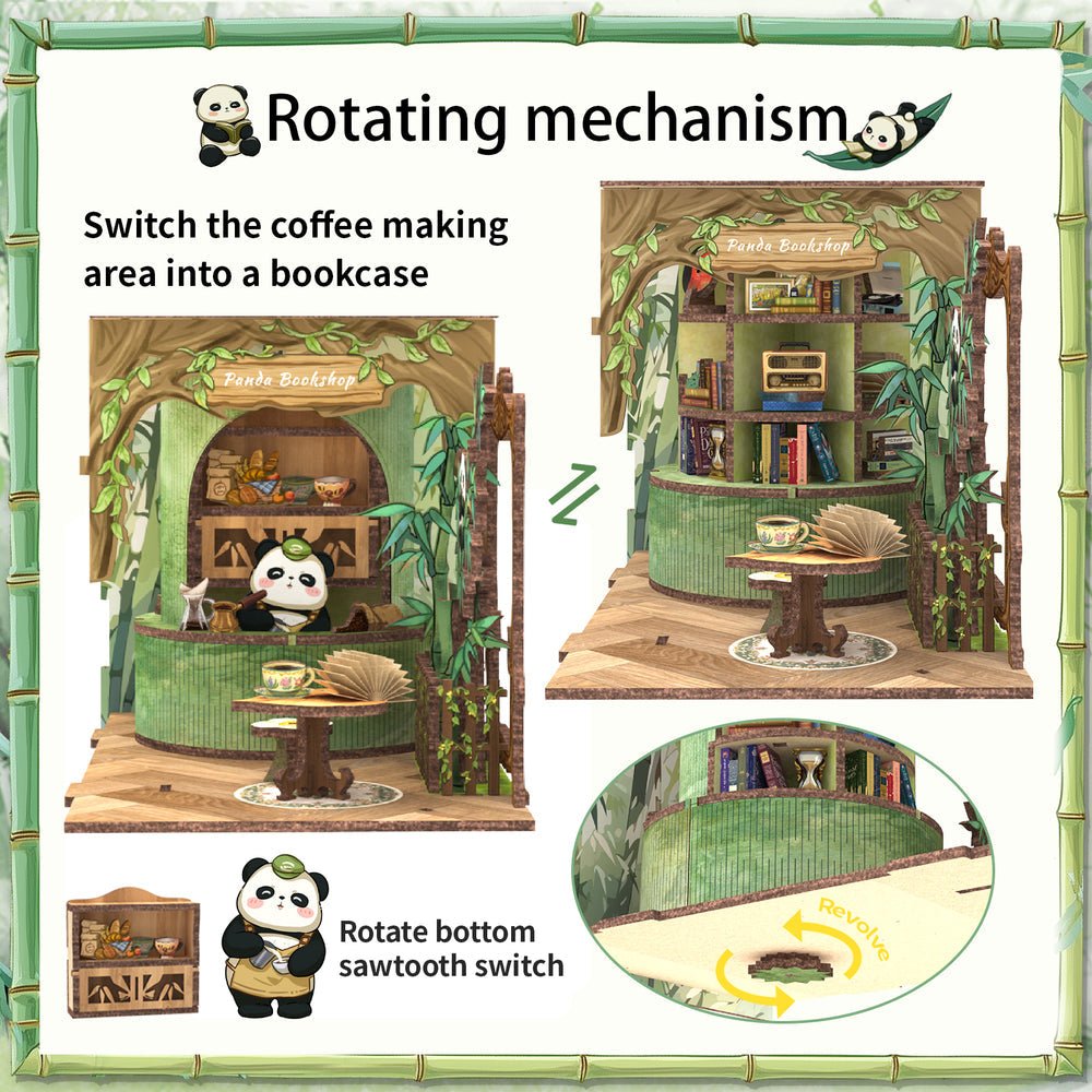 Panda Könyvesbolt CuteBee 235 darabos kirakó puzzle (CB - DY02B) - puzzlegarden