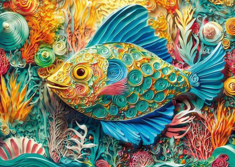 Papírhal Cherry Pazzi 1000 darabos kirakó puzzle (CP - 30806) - puzzlegarden