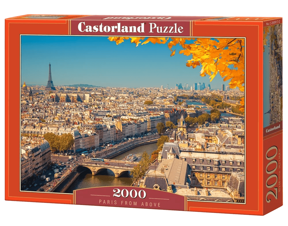Párizs a magasból Castorland 2000 darabos kirakó puzzle (C - 200917) - puzzlegarden
