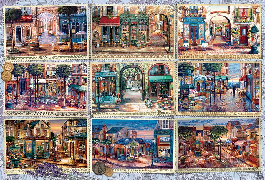 Párizsi emlékek Cobble Hill 2000 darabos kirakó puzzle (CH - 89020) - puzzlegarden