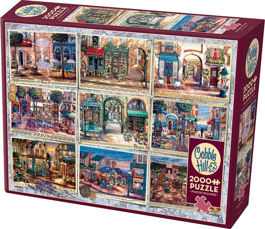 Párizsi emlékek Cobble Hill 2000 darabos kirakó puzzle (CH - 89020) - puzzlegarden
