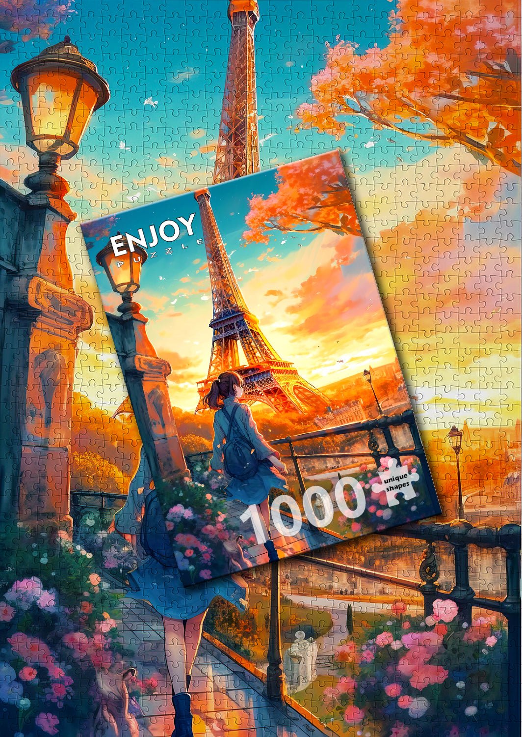 Párizsi kalandvágy Enjoy 1000 darabos kirakó puzzle (EN - 2284 5949194022847) - puzzlegarden