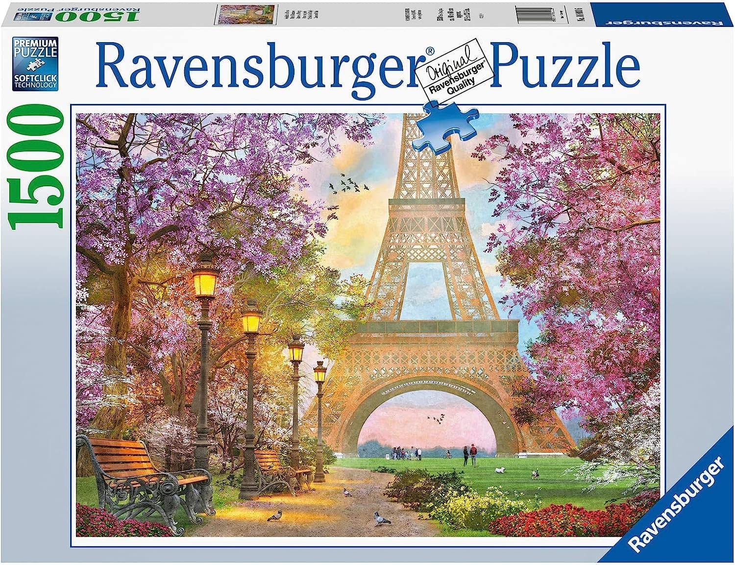 Párizsi Románc Ravensburger 1500 darabos kirakó puzzle (RA - 16000) - puzzlegarden