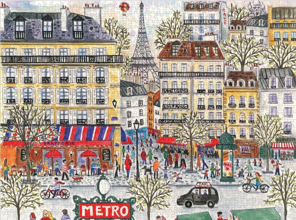 Párizsi utca Galison 1000 darabos kirakó puzzle (GA - M030921E) - puzzlegarden