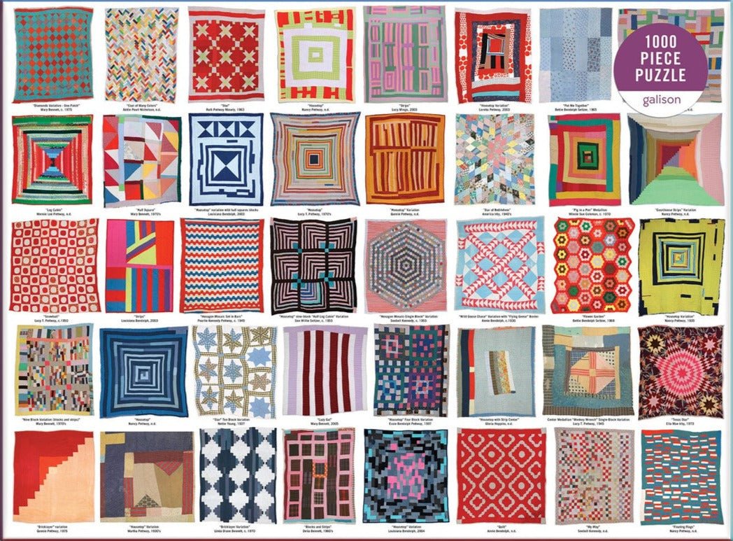 Patchwork minták Galison 1000 darabos kirakó puzzle (GA - M012121C) - puzzlegarden