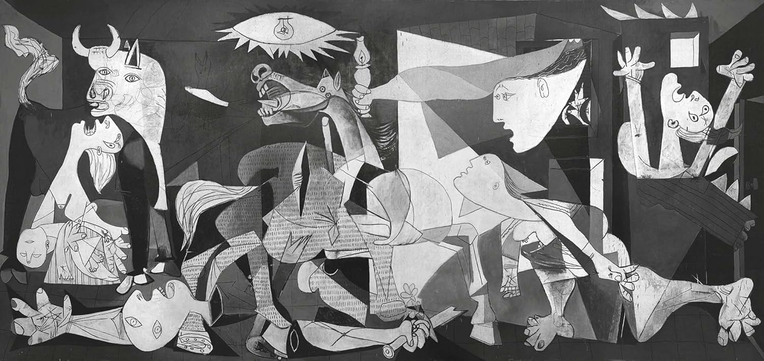 Picasso - Guernica 1937 Ravensburger 2000 darabos kirakó puzzle (RA - 16690) - puzzlegarden