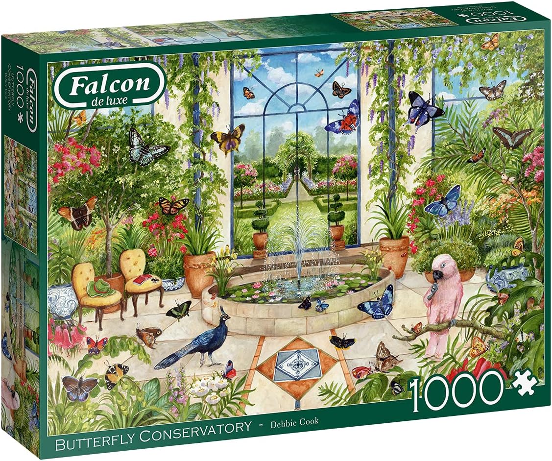 Pillangó télikert Falcon 1000 darabos kirakó puzzle (FA - 11255) - puzzlegarden