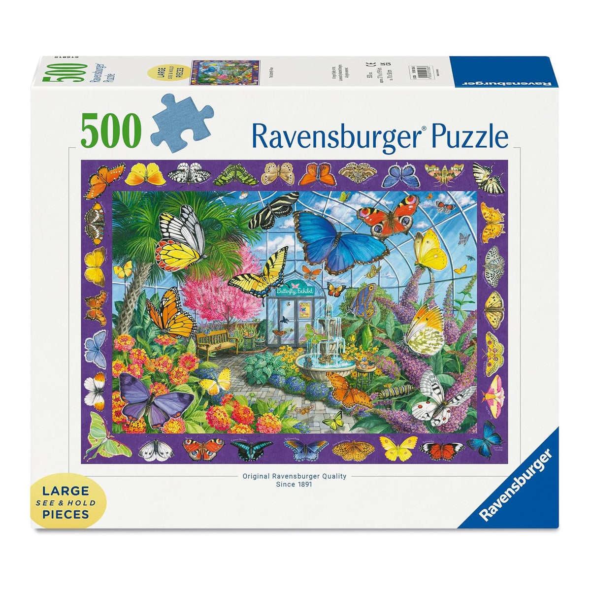 Pillangóhely - XXL Ravensburger 500 darabos kirakó puzzle (RA-12001356) - puzzlegarden