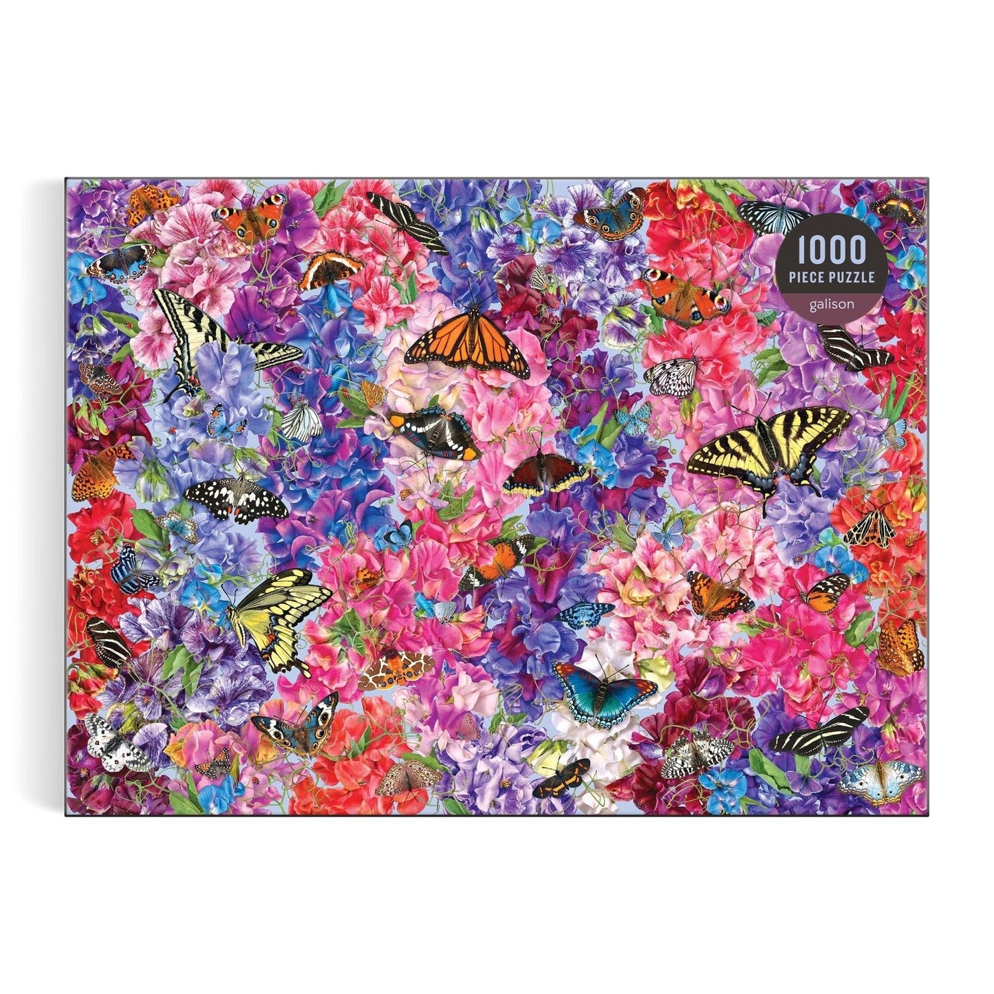 Pillangók a virágok között Galison 1000 darabos kirakó puzzle (GA - 9780735383357) - puzzlegarden