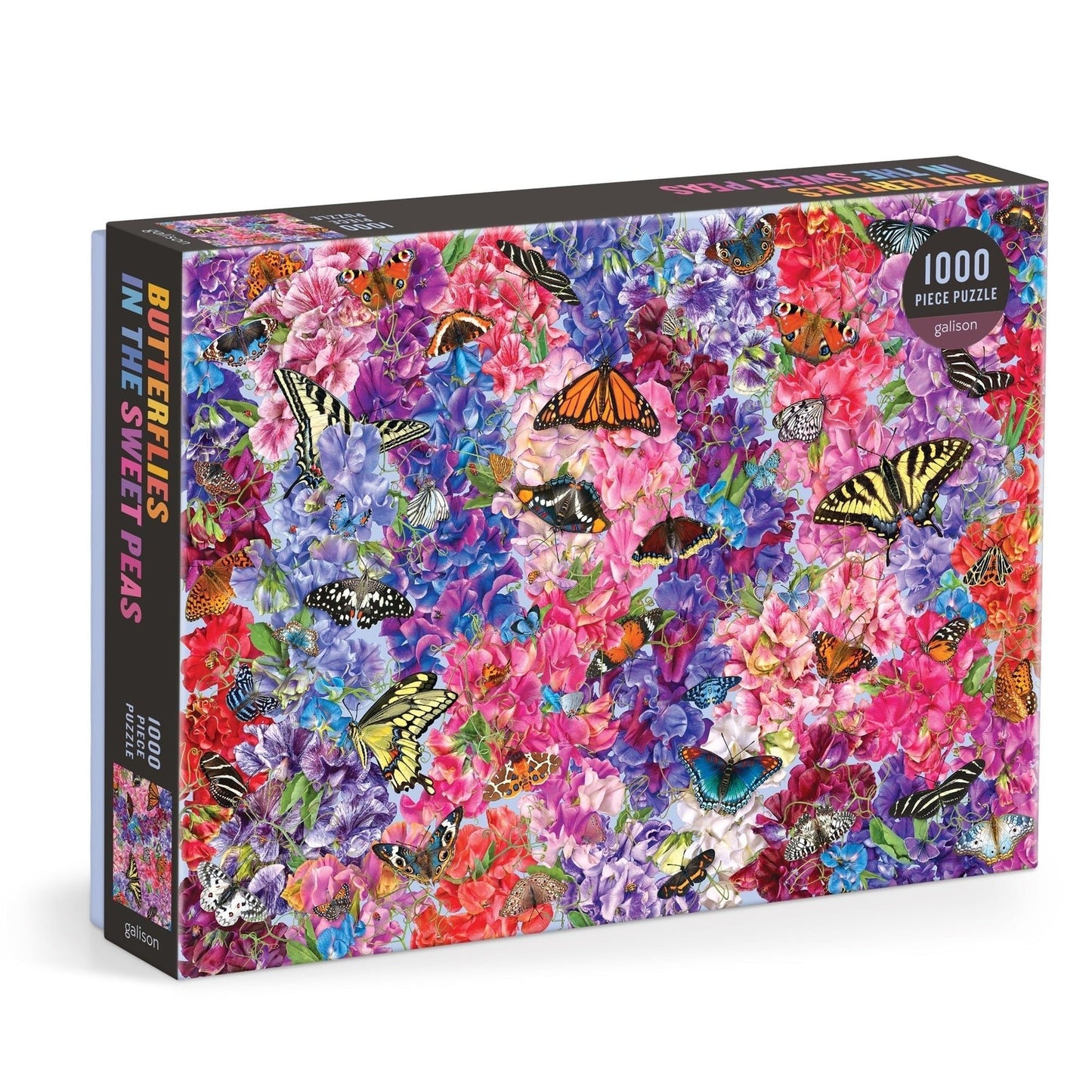 Pillangók a virágok között Galison 1000 darabos kirakó puzzle (GA - 9780735383357) - puzzlegarden