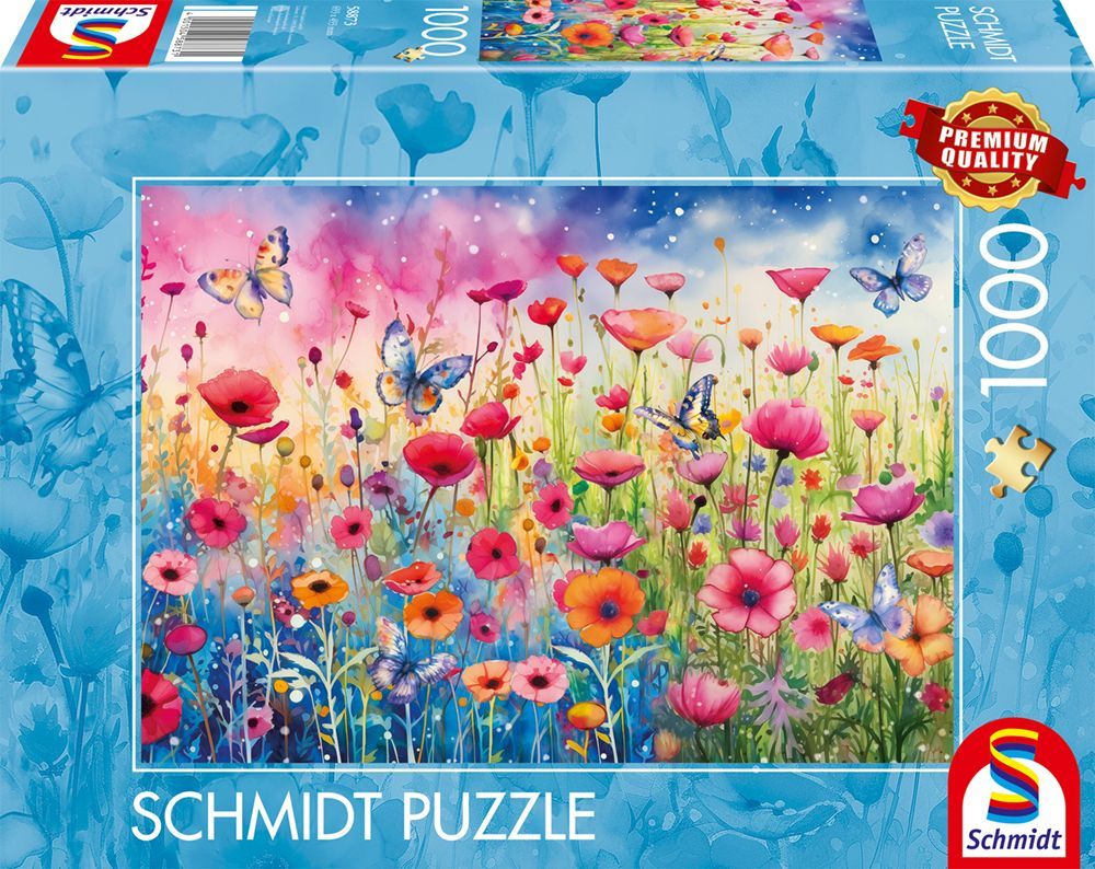 Pipacsos rét Schmidt Spiele 1000 darabos kirakó puzzle (SCH-58873) - puzzlegarden