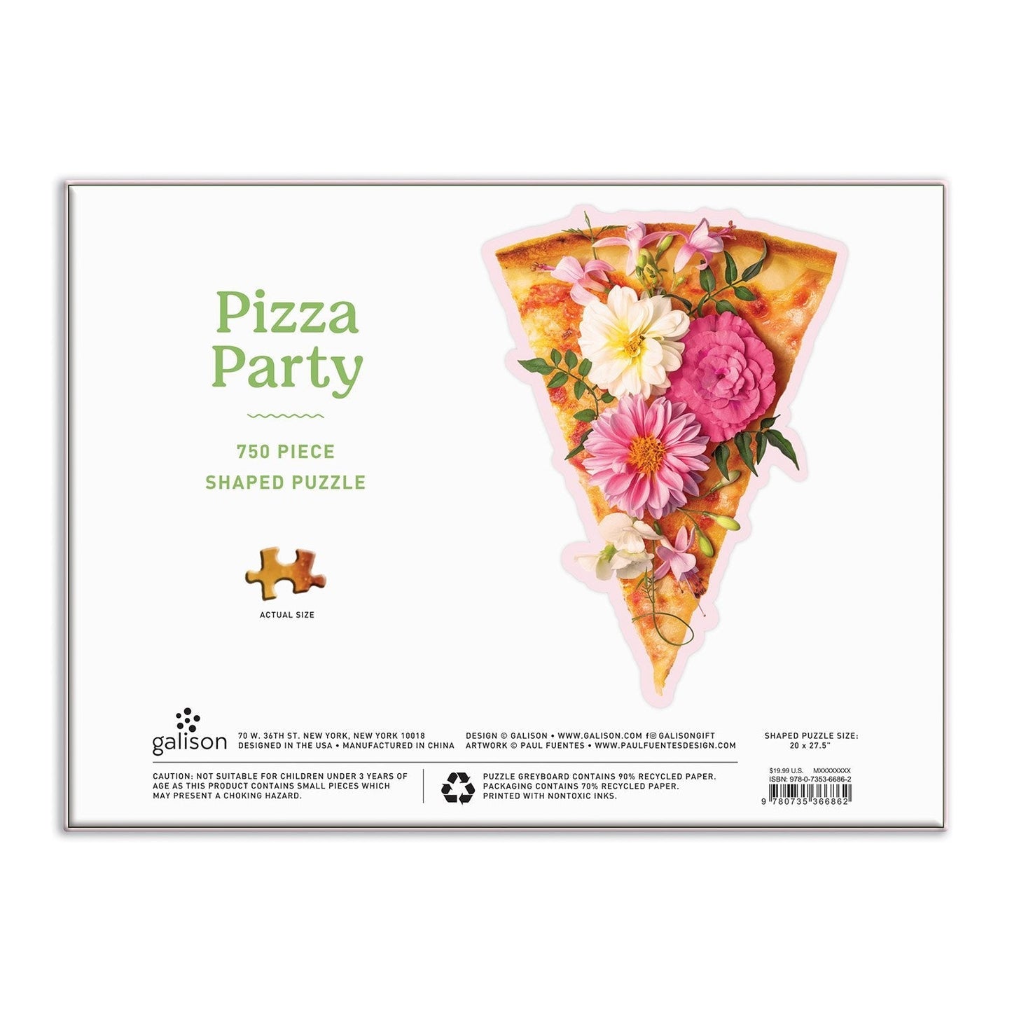 Pizza party Galison 750 darabos kirakó puzzle (GA - 9780735366862) - puzzlegarden