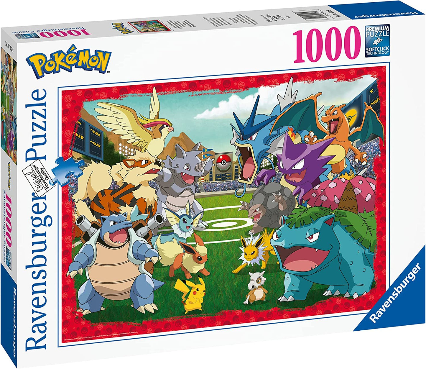 Pokémon Aréna Ravensburger 1000 darabos kirakó puzzle (RA - 17453) - puzzlegarden