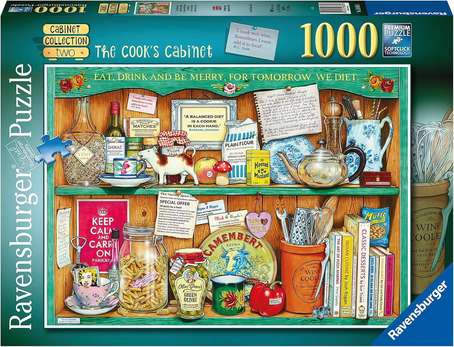 Polcok - A szakács polca Ravensburger 1000 darabos kirakó puzzle (RA - 16883) - puzzlegarden