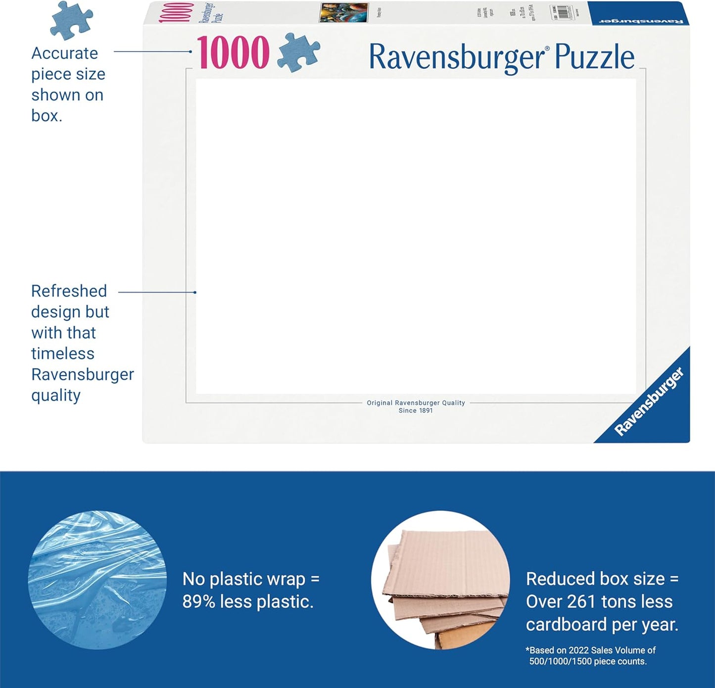 Politikai Világtérkép - kisebb dobozos Ravensburger 1000 darabos kirakó puzzle (RA - 12000664) - puzzlegarden