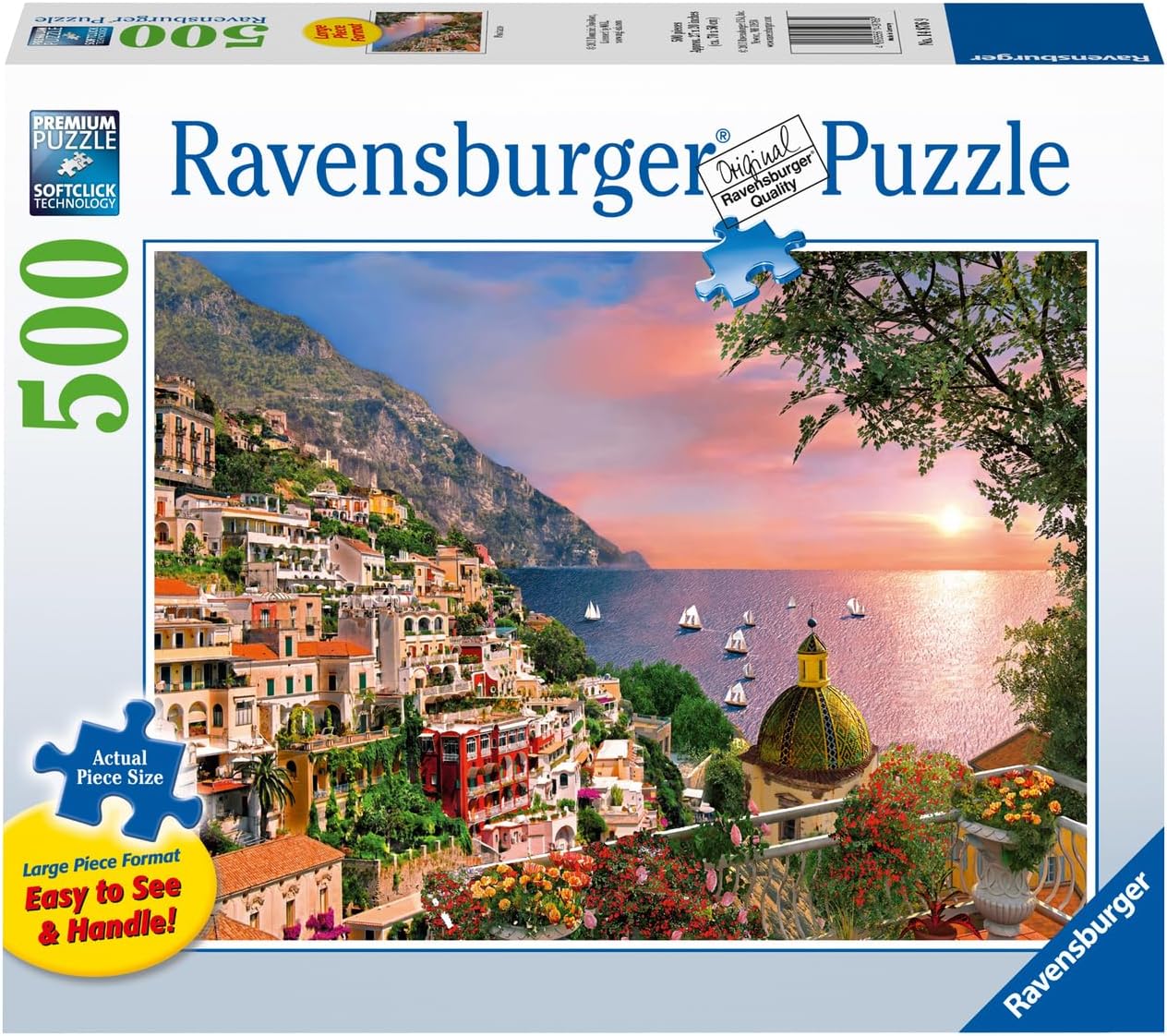 Positano - XXL Ravensburger 500 darabos kirakó puzzle (RA - 14876) - puzzlegarden