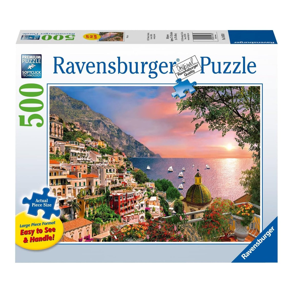 Positano - XXL Ravensburger 500 darabos kirakó puzzle (RA - 14876) - puzzlegarden