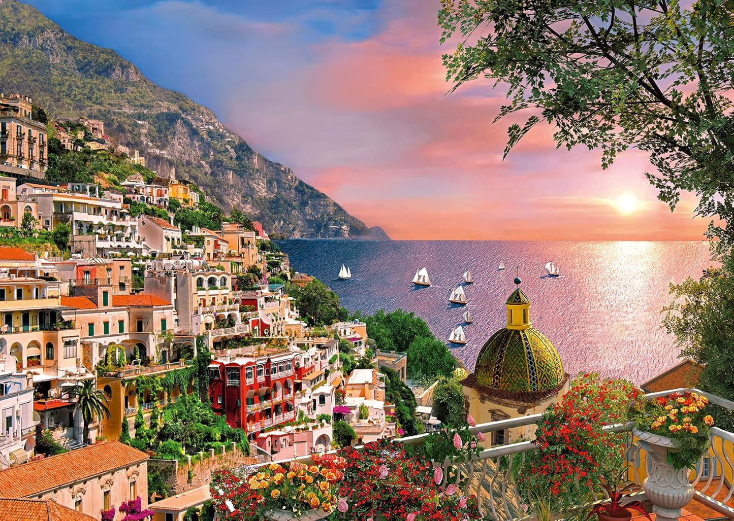 Positano - XXL Ravensburger 500 darabos kirakó puzzle (RA - 14876) - puzzlegarden