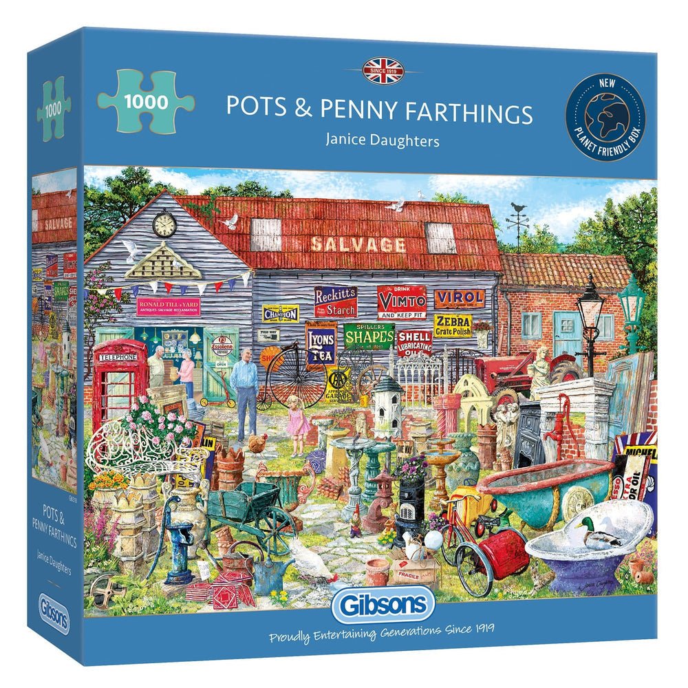Mindenféle csecsebecsék Gibsons 1000 darabos kirakó puzzle (G - G6318) - puzzlegarden