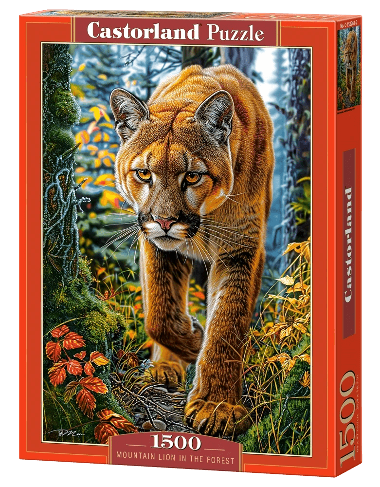 Puma az Erdőben Castorland 1500 darabos kirakó puzzle (C - 152261) - puzzlegarden