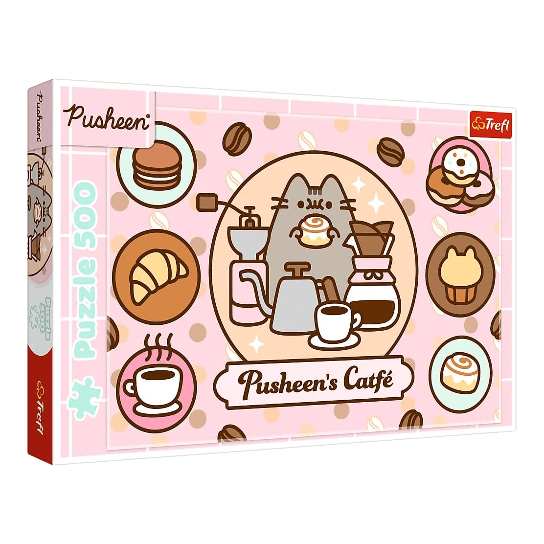 Pusheen kávézója Trefl 500 darabos kirakó puzzle (TR-37528) - puzzlegarden