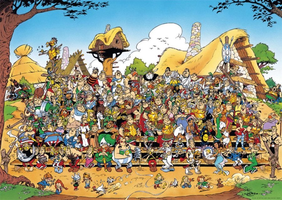 Asterix - Családi portré Ravensburger 1000 darabos kirakó puzzle (RA - 12000473) - puzzlegarden