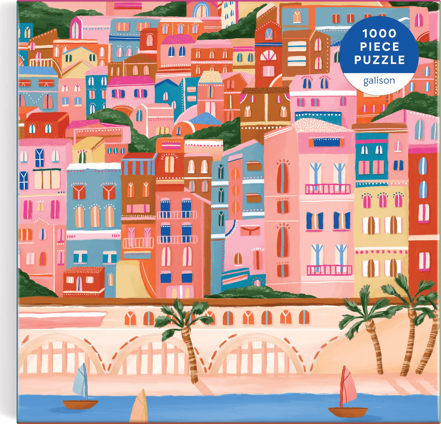 A Francia Riviéra Színei Galison 1000 darabos kirakó puzzle (GA - M050622B - 1) - puzzlegarden