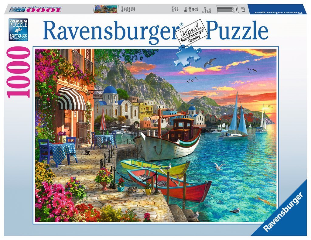 Csodálatos Görögország Ravensburger 1000 darabos kirakó puzzle (RA - 15271) - puzzlegarden